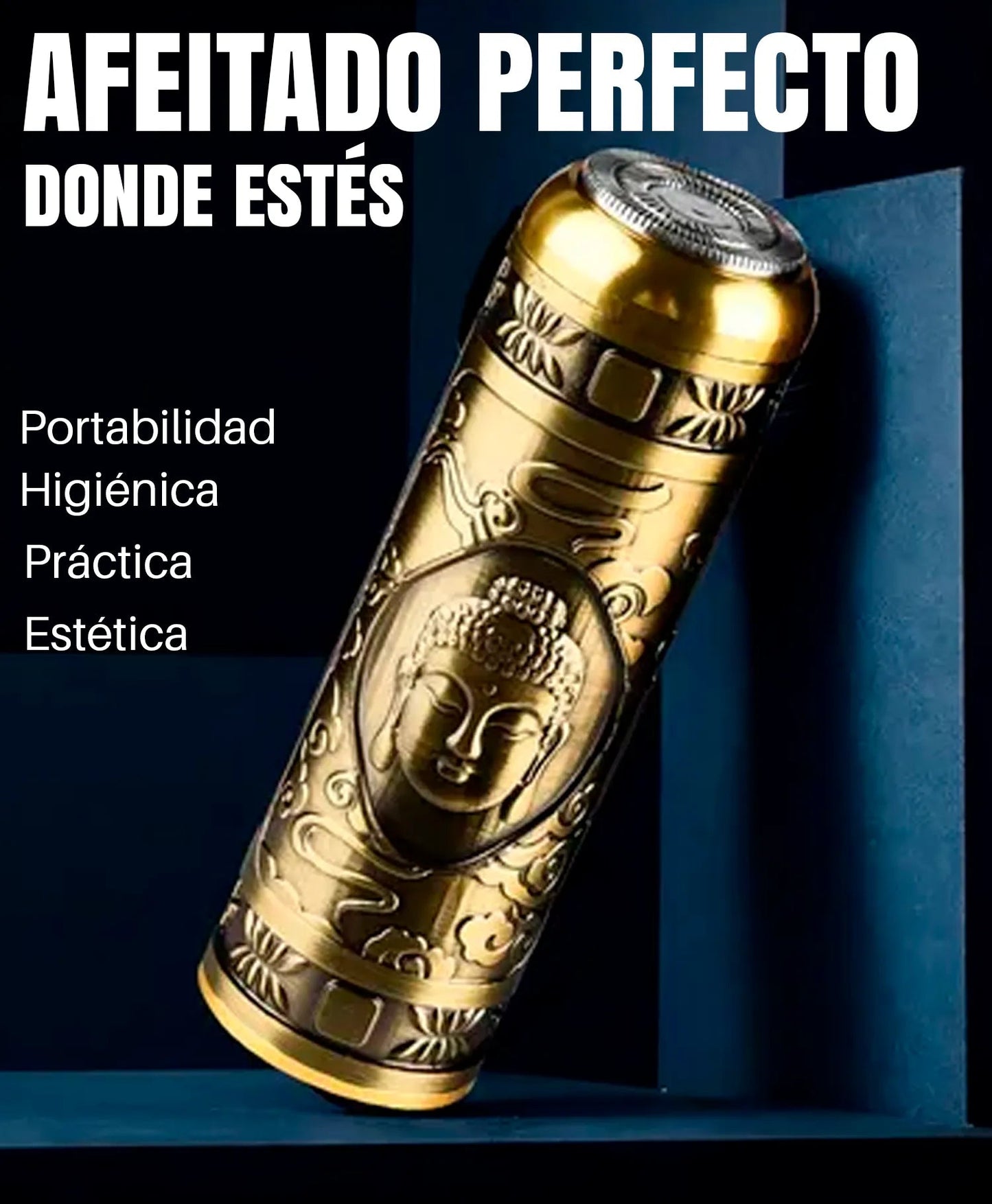 Mini afeitadora dorada - ELAYBOL