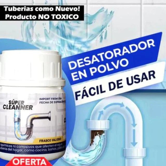 🚽SUPER CLEANNER™ DESTAPADOR DE CAÑERIA – ELAYBOL