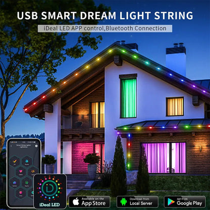 Luces Navideñas LED RGB Inteligentes 🎁 (60% Descuento x Lanzamiento)🔥 - ELAYBOL