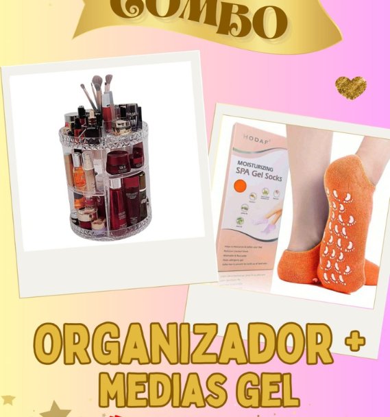 Organizador de Maquillaje + Medias GEL - ELAYBOL