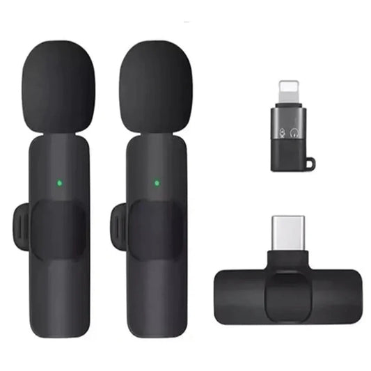 SonicMic™ - 2 x 1 Micrófonos Inalámbrico para Celular - ELAYBOL